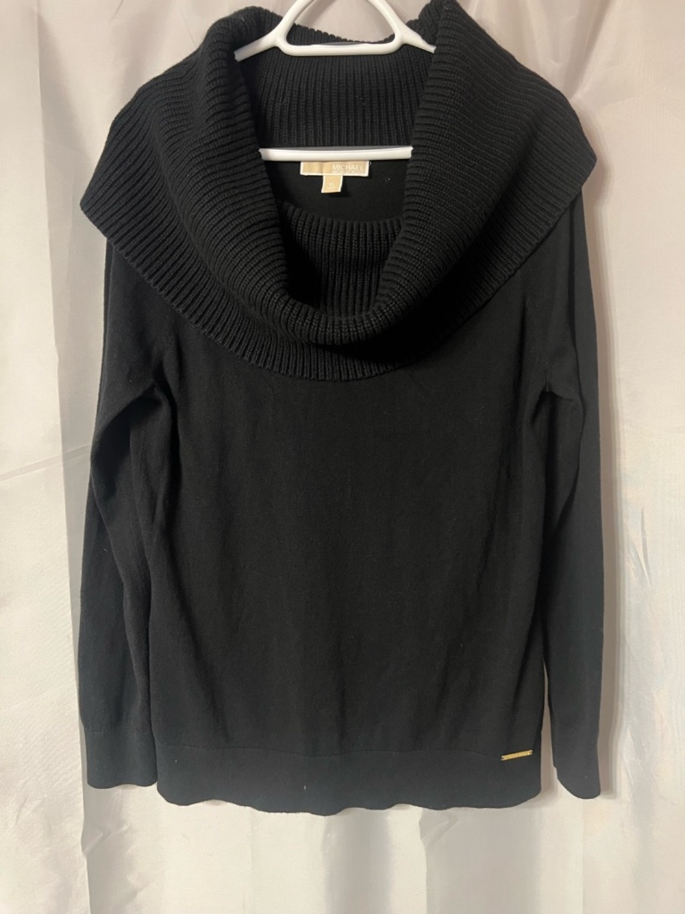 MICHAEL Michael Kors Black Cowl Neck Sweater. Size XL. Worn once